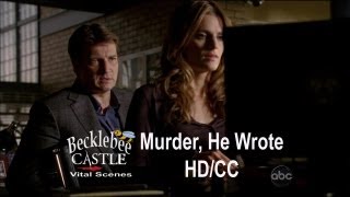 Castle 5x04 quotMurder He Wrotequot Becketts Weekend Trip with Her Boyfriend HDCC [upl. by Erb403]