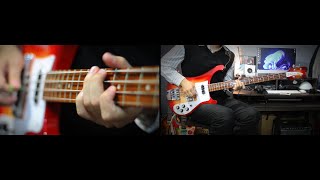 Taxman  The Beatles Bass Cover  Rickenbacker 4003S Fireglo [upl. by Rana195]