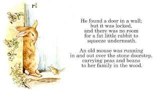 Beatrix Potter  The Tale of Peter Rabbit Audiobook ReadAlong Story [upl. by Ahcim882]