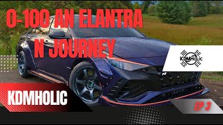 0100 An Elantra N Journey  EP 3 WIDEBODY KIT [upl. by Lasyrc135]