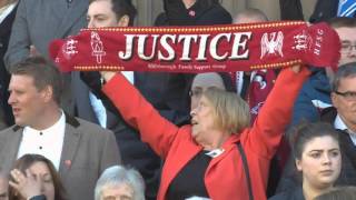 Hillsborough vigil Liverpool pays tribute [upl. by Ssidnak]