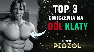 TOP 3 ĆWICZENIA NA DÓŁ KLATKI [upl. by Jude]