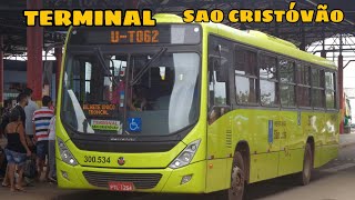 Movimentação De Ônibus Dentro do Terminal São Cristovão [upl. by Aeret829]