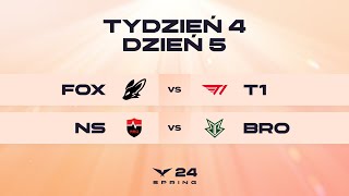 FOX vs T1  NS vs BRO  2024 LCK Spring  LeagueOfLegends [upl. by Odarbil]