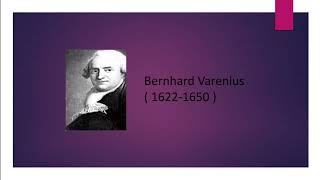 Bernhard Varenius  Philosophy of Geography  Geography  Philosophy [upl. by Ylak950]