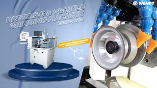 HIGH PERFORMANCE DIAMONDCBN GRINDING WHEEL DRESSING amp PROFILING MACHINE [upl. by Mikaela85]