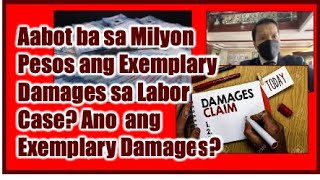 Exemplary Damages sa Labor Case aabot ba ng Million Pesos Ano ito at kelan ina Award [upl. by Ahsiniuq]