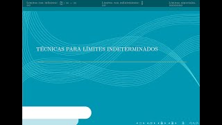 Límites con indeterminaciones 1era Parte [upl. by Eusassilem]