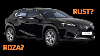 Lexus UX200 2019 underbodyunderneath How much rust is there Podwozie lexusa ux 2019 Jest rdza [upl. by Rebm]