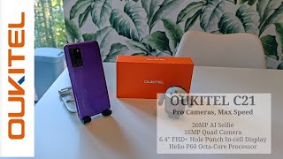 OUKITEL C21 Purple  Unboxing [upl. by Honey]