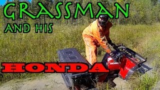 Grassman Returns With His Honda TRX 300 Fourtrax  Minnitaki Loop  Sept 15 2013 [upl. by Targett]