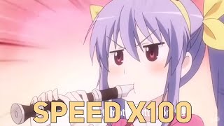 Nyanpasu Yabure Kabure song  SPEED X100 [upl. by Oreves]