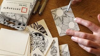 How to Draw the Zentangle® Tangle Arukas [upl. by Nifares]