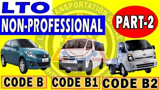 2024 Lto License Review Nail The Nonpro Exam With Codes B B1 And B2 part 2 [upl. by Harcourt]