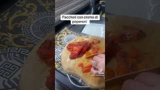 Paccheri con crema di peperoni e pomodori secchi [upl. by Karlise]