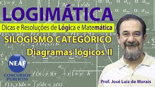 Logimática Silogismo Categórico Diagramas Lógicos II [upl. by Atil]