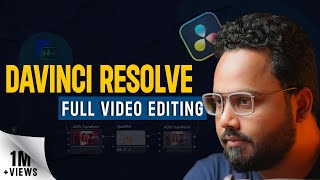 DaVinci Resolve Complete Video Editing Tutorial for For Beginners  Basic To Advance  Hindi [upl. by Einnal738]