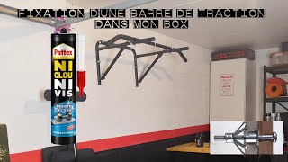 Installation d’une barre de traction dans mon box  garage Mancave v2 [upl. by Dalton]