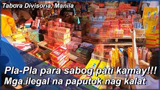 BENTAHAN NG MGA PAPUTOK NAG KALAT NA SA TABORA DIVISORIA  DIVISORIA UPDATE BAGO MAG BAGONG TAON [upl. by Hylton538]