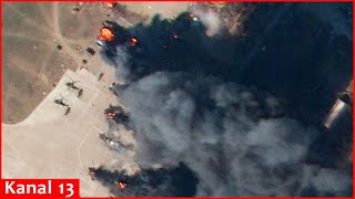 26 Russian helicopters 12 planes destroyed on ground [upl. by Lehcem]