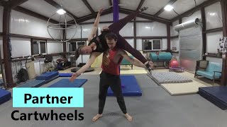 5 EASY Partner Cartwheels  Standing Acro  Dance Lifts [upl. by Ennovehs190]