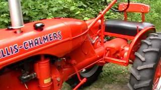 How to crank start Allis Chalmers B hot start [upl. by Afesoj]