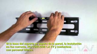 Instalación de Soporte TV basculante [upl. by Drannek]