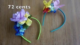 DIY Flower Headbands for Little Girls [upl. by Pansir607]