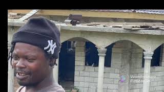 Building a house in Jamaica Roofing Decramastic roof [upl. by Eilahs258]