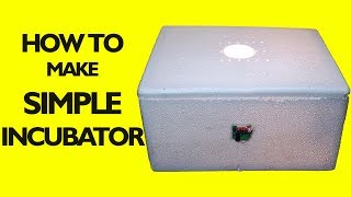 Homemade Incubator  How to Make an Egg Incubator  incubator for chicken eggs [upl. by Adnarom888]