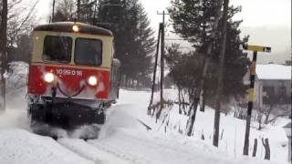 Mariazellerbahn bei Neuschnee [upl. by Najib901]