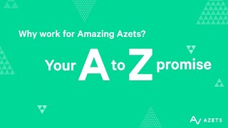 Why work for Amazing Azets Your AZ promise [upl. by Leaw]