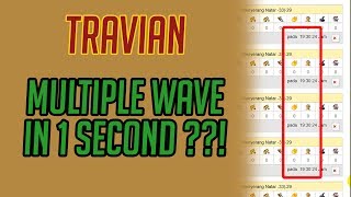 How To Make Multiple Wave in 1 Second on Travian With Script INDO [upl. by Ulrikaumeko95]