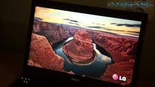 Dell Precision M4800 IGZO Display Test FullHD [upl. by Melania525]