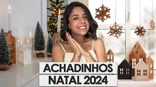 ACHADOS DE DECORAÇÃO DA SHOPEE PARA O NATAL DE 2024 [upl. by Zigmund]