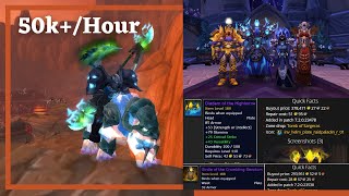 Make up to 100khour with Tomb of Sargeras  Best Transmog farm WoW Gold Farming Shadowlands [upl. by Ahsikrats]