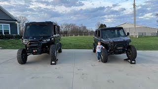 2024 Canam Defender vs Polaris Xpedition racing [upl. by Saffren]