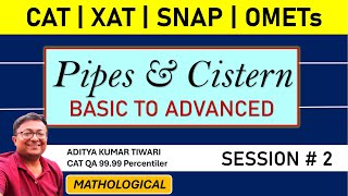 Pipes and Cistern 2  CAT 2024 QUANT  Arithmetic  Quantitative Aptitude  CAT XAT SNAP NMAT [upl. by Vogeley]