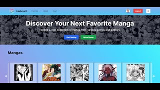 Inkscroll A manga hosting website Nextjs project [upl. by Anitrebla659]