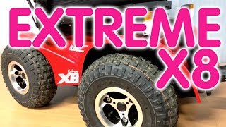 Extreme X8 la carrozzina elettronica 4x4 • disabiliabilinet [upl. by Artema]