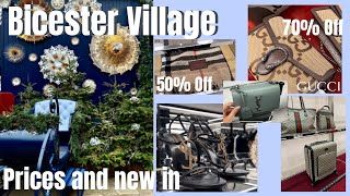 BICESTER VILLAGE PRICES Designer Outlet and New in Prada Gucci YSL Burberry  Becca and Soph [upl. by Whitver]