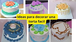 12Quick amp Easy Cake Decorating Ideas Compilation  simple design birthday cake decoration ideas [upl. by Ecarret82]