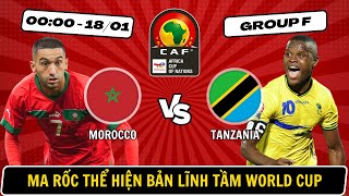 SOI KÈO BÓNG ĐÁ MAROC vs TANZANIA  CAN CUP cùng TUẤN GIÓ [upl. by Akimed161]