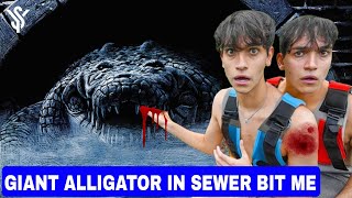 Lucas and Marcus catch GIANT alligator in sewer Sewer Monster lucasandmarcus youtubestar7779 [upl. by Nogem]