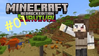 série survival NOVA ERA Minecraft Bedrock 01 [upl. by Etselec358]