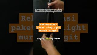 Rekomendasi Paket ringlight 26cm dan tripit 21meter shortvideo tripot ringlight ringlightmurah [upl. by Annetta]