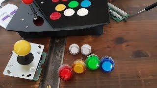 Building my arcade part 10  Seimitsu vs Sanwa vs Happ [upl. by Eeniffar]