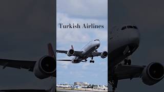 Boeing 7879 Dreamliner Turkish Airlines CloseUp – Stunning Departure from Miami Runway 8R [upl. by Wrennie]