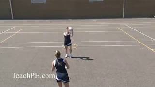 Netball Drill  Ball Skills  Variety of Dishes and Hooks [upl. by Lapham]