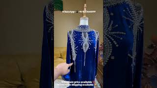 Kaftan farasha in velvet fabric  Moroccan kaftan farasha Abaya wholesale [upl. by Huskamp]